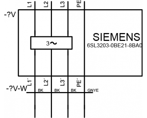 6SL3203-0BE21-8BA0